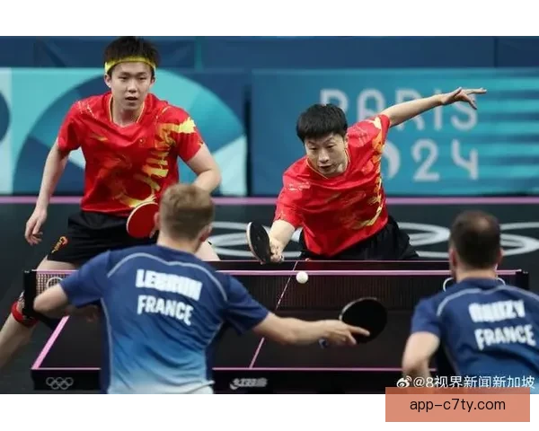 团体半决赛中力挫法国队 中国乒乓男队以强势姿态挺进决赛